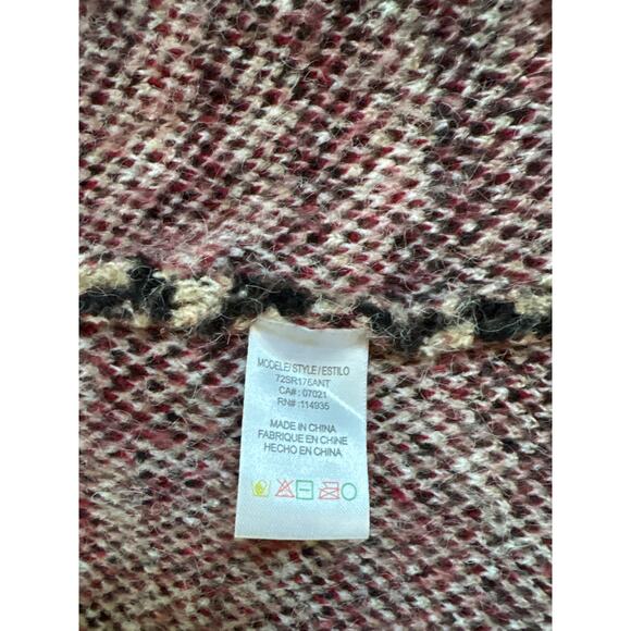 Anthropologie XS Fringe Knit Belted Boho Cardigan Sweater - Picture 5 of 6